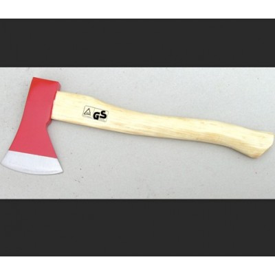 forged steel axe for splitting wood with wooden/plastic-coating/fibre glass handle