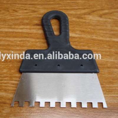 painting hand tool, dry wall putty knife with plastic handle, hot sale in Russia market