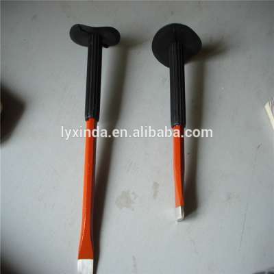 carbon steel stone chisel/carving tools with safe grip